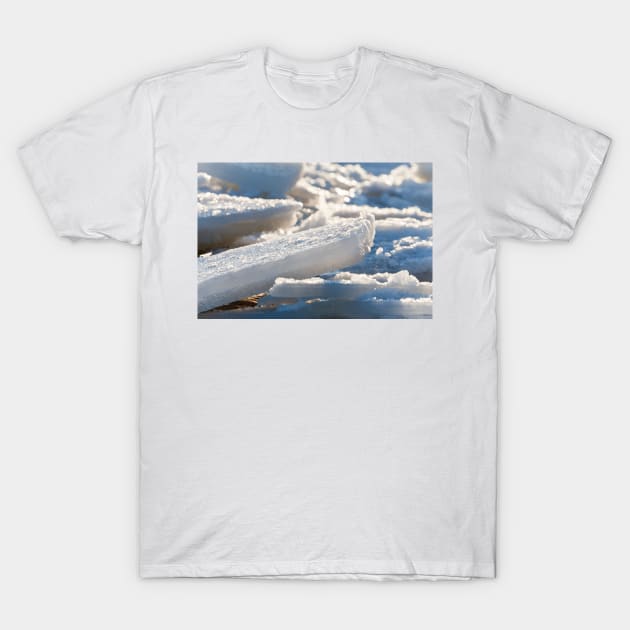 Baltic Sea Ice T-Shirt by ansaharju